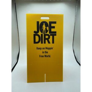 Folding Joe Dirt sign from BAM! Ultra Comedy/Disney box from February 2021